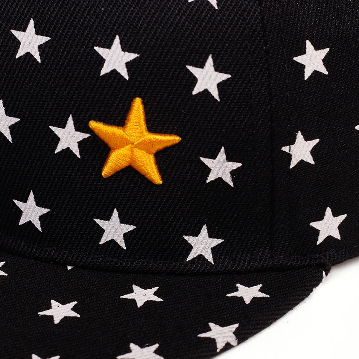 Children Five Pointed Star Embroidery Baseball Caps