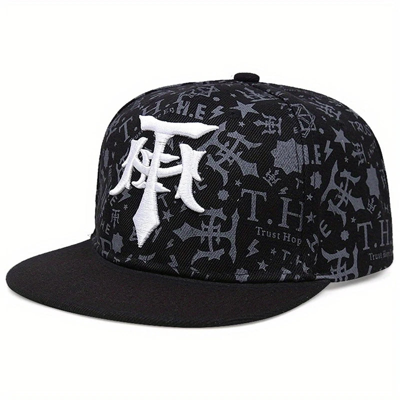Creative Snapback Hat T Embroidery Graffiti HipHop Hat