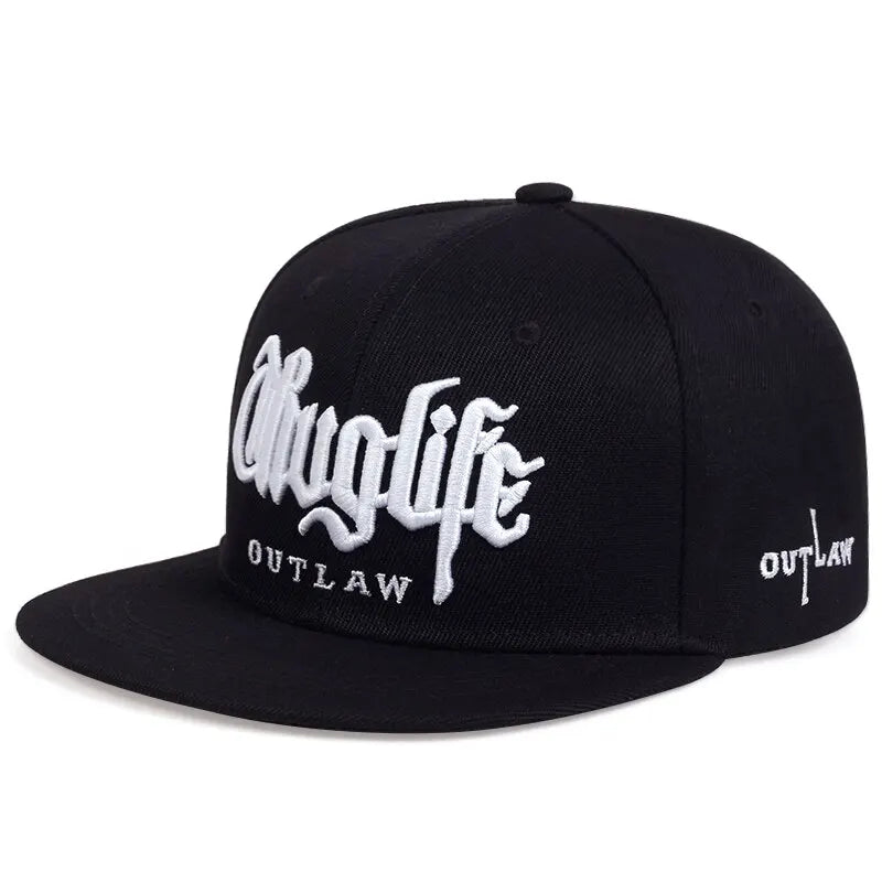 Fashion Fastball CAP ThugLife Embroidery HipHop Baseball Cap Snapback Hat