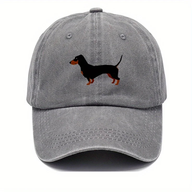 Retro Dachshund Baseball Cap For Both Men And Women