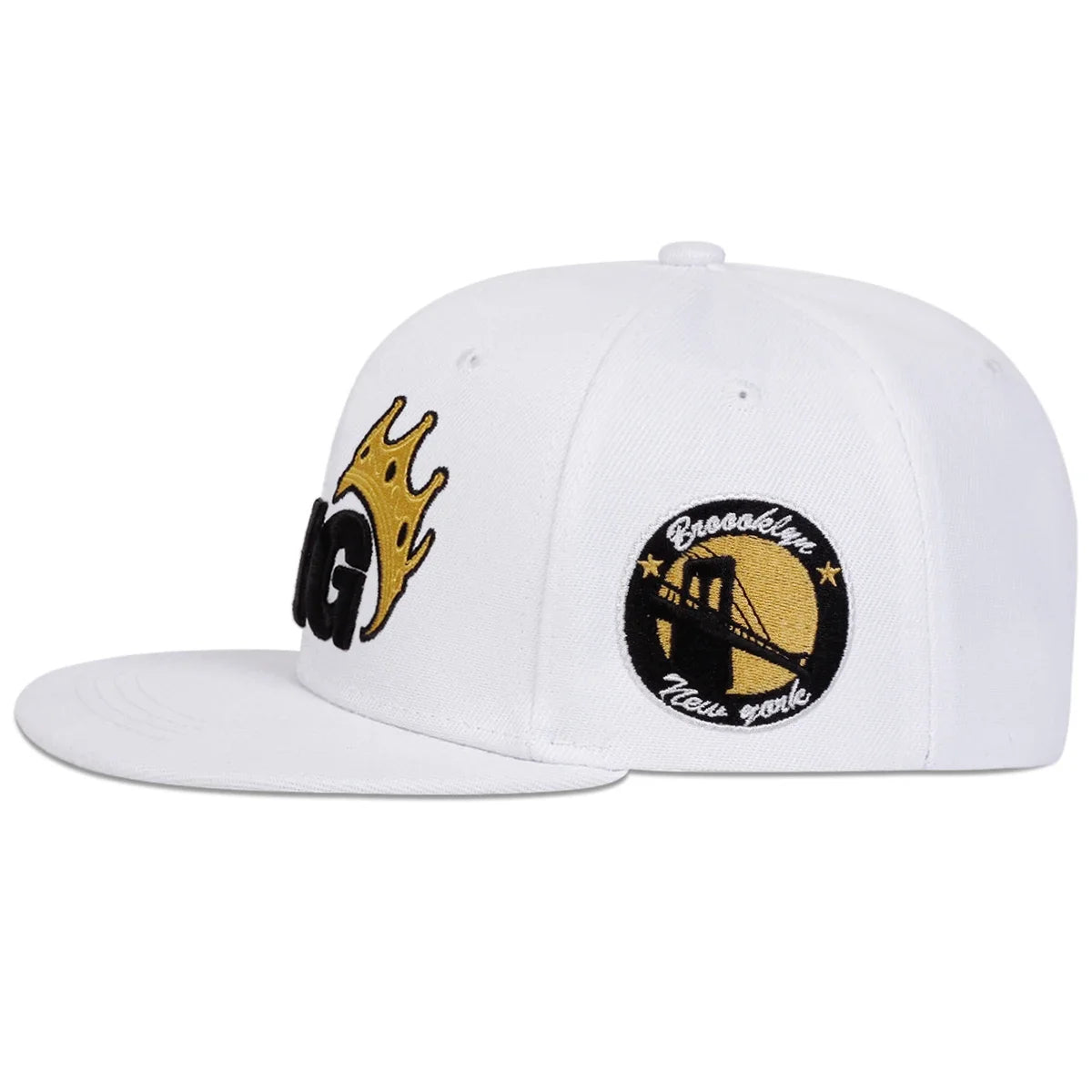 Unisex KING Crown Embroidery Hip-hop Hats Baseball Caps Snapback Caps