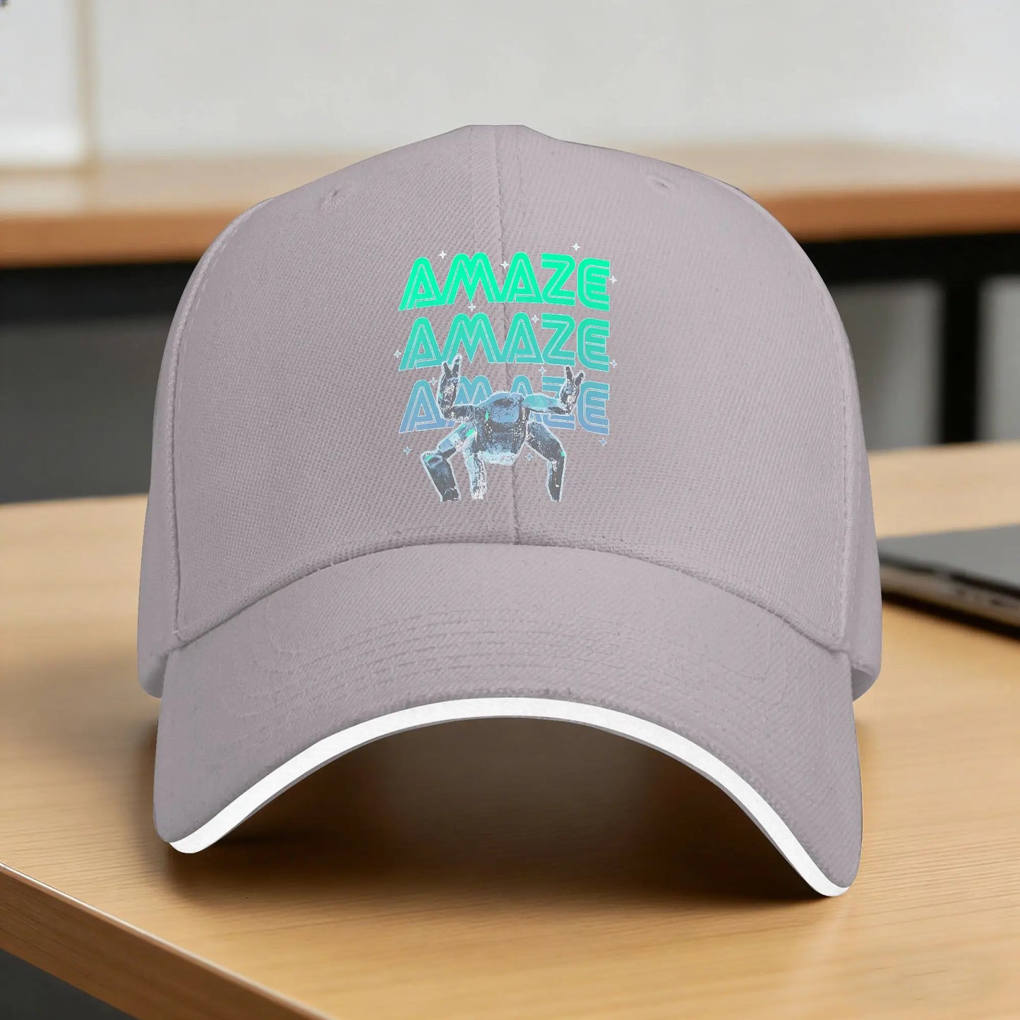 P-Project Hail Mary Amazing Rocky The Alien Neon Portrait Baseball Cap