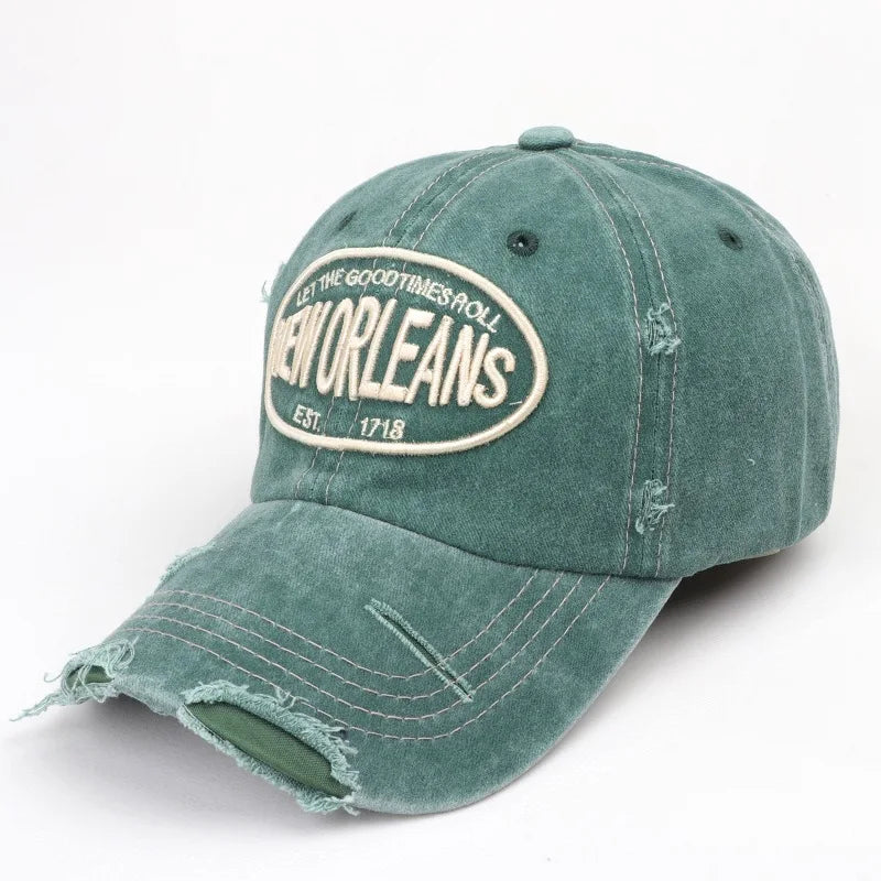 Unisex Washed Cotton Baseball Cap