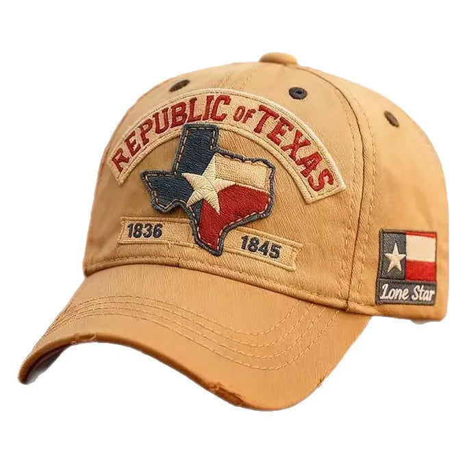 Popular Baseball Cap Texas Logo Embroidery Hat