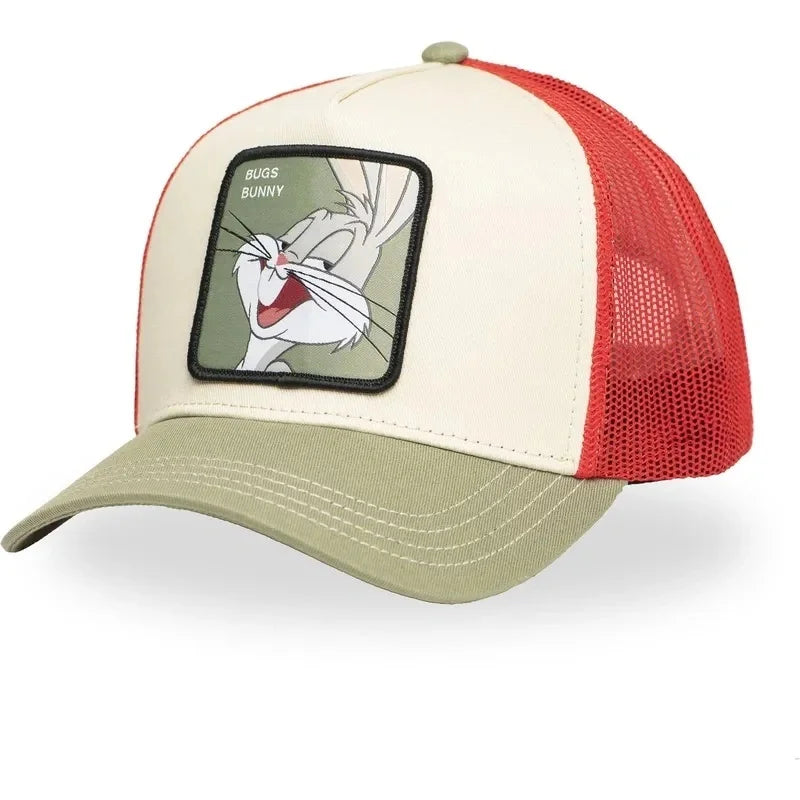 2New High Quality Brand Anime Cartoon Snapback Cotton Baseball Cap Men Women