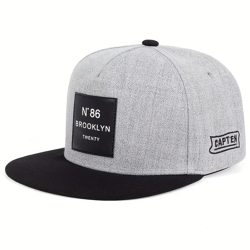 Unisex BROOKLYN Label Hip-hop Hats Adjustable Casual Snapback Caps