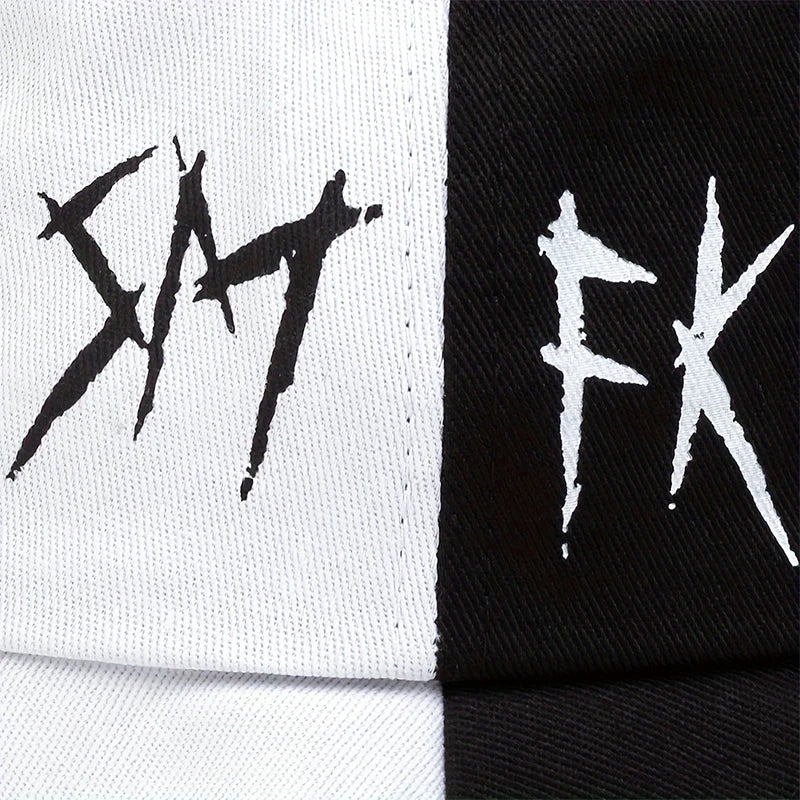 Fashion Hip Hop Two Color Stitching Bucket Hat