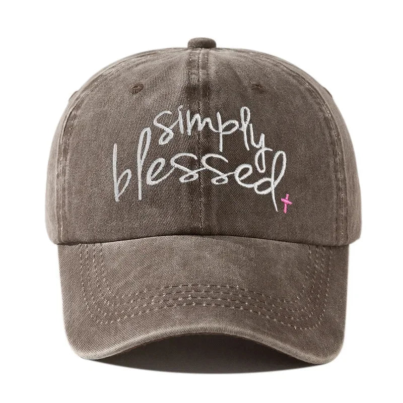 Simply Blessed Wide brimmed Sunshade Baseball Hat