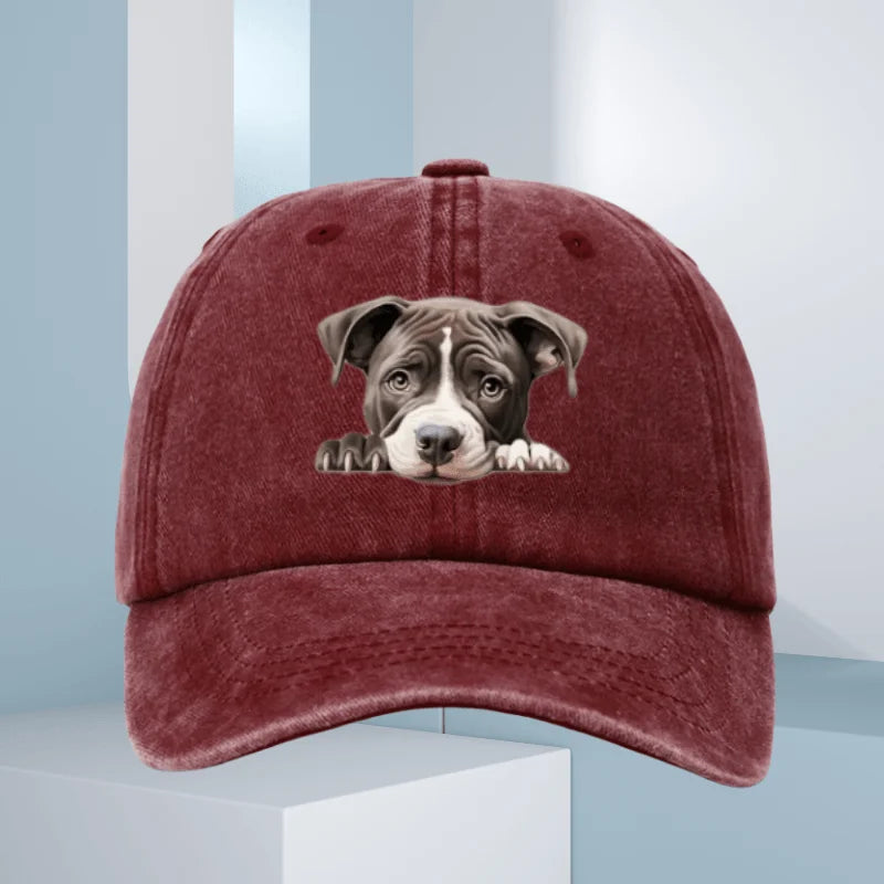 Cute Dog Printed Baseball Cap