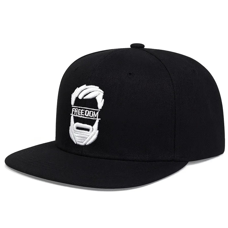 Unisex Uncle Beard Embroidery Hip-hop Hats Snapback Baseball Caps