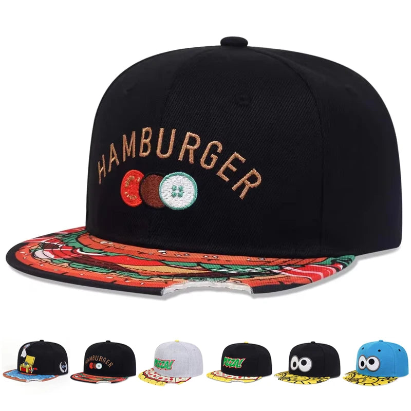Unisex Eye Embroidery Hip-hop Hats