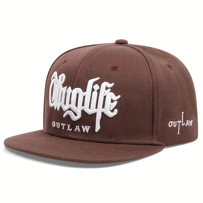 2025 Fashion Fastball CAP Thug Life Embroidery Hip Hop Baseball Cap Snapback Hat