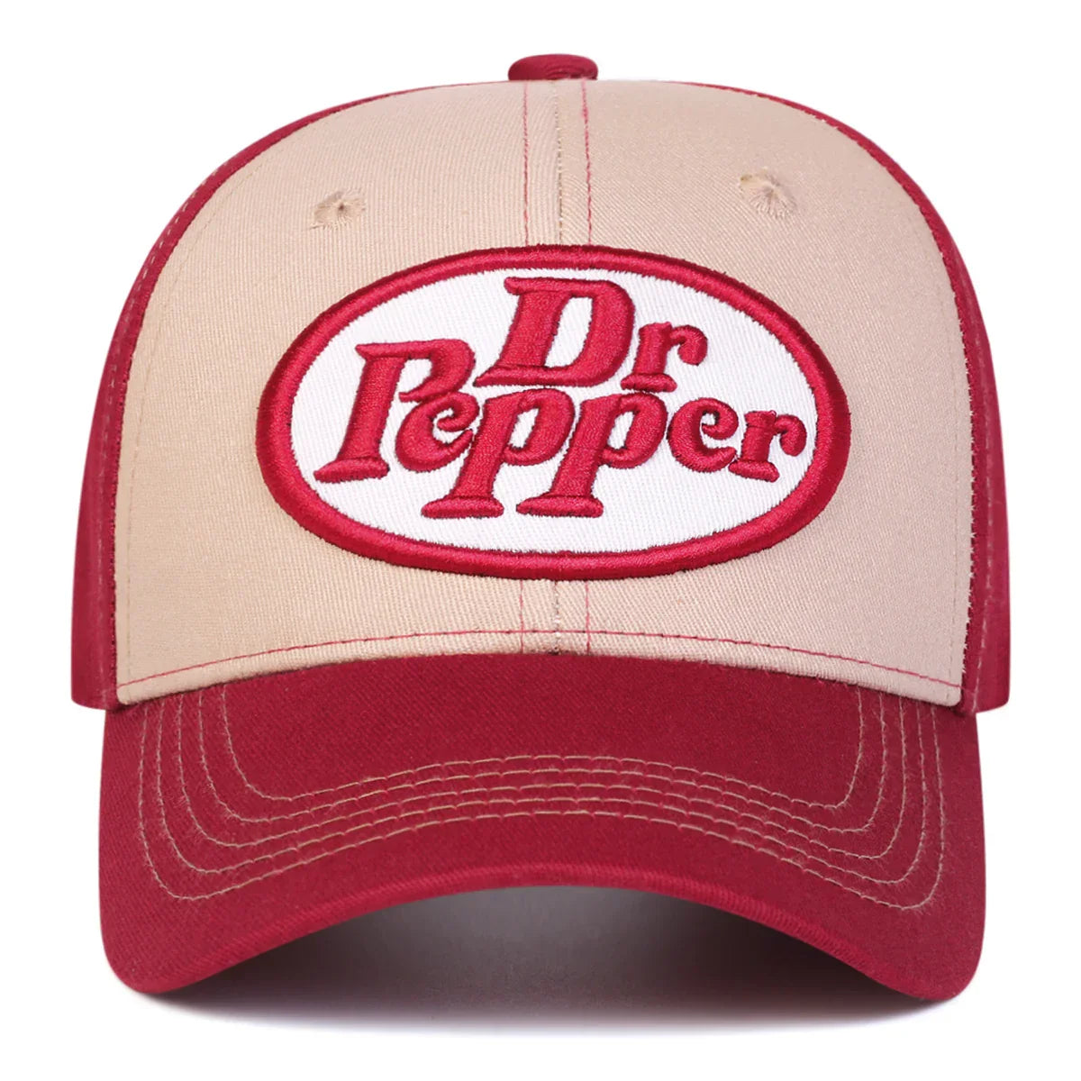 Unisex Dr Pepper Letter Embroidery Baseball Caps
