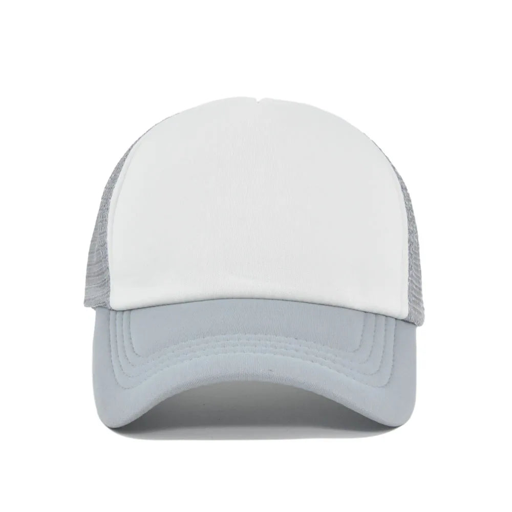15 Colors Mesh Baseball Cap Adjustable Snapback Hats For Women Men