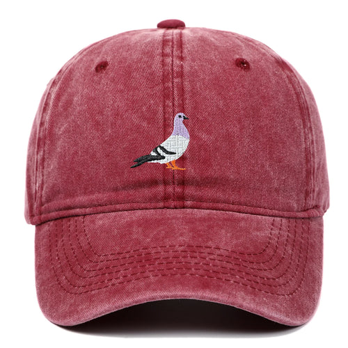 Baseball Cap Suitable For All Seasons, Pigeon Embroidery Pattern, Men's And Women's Daily Casual Fashion