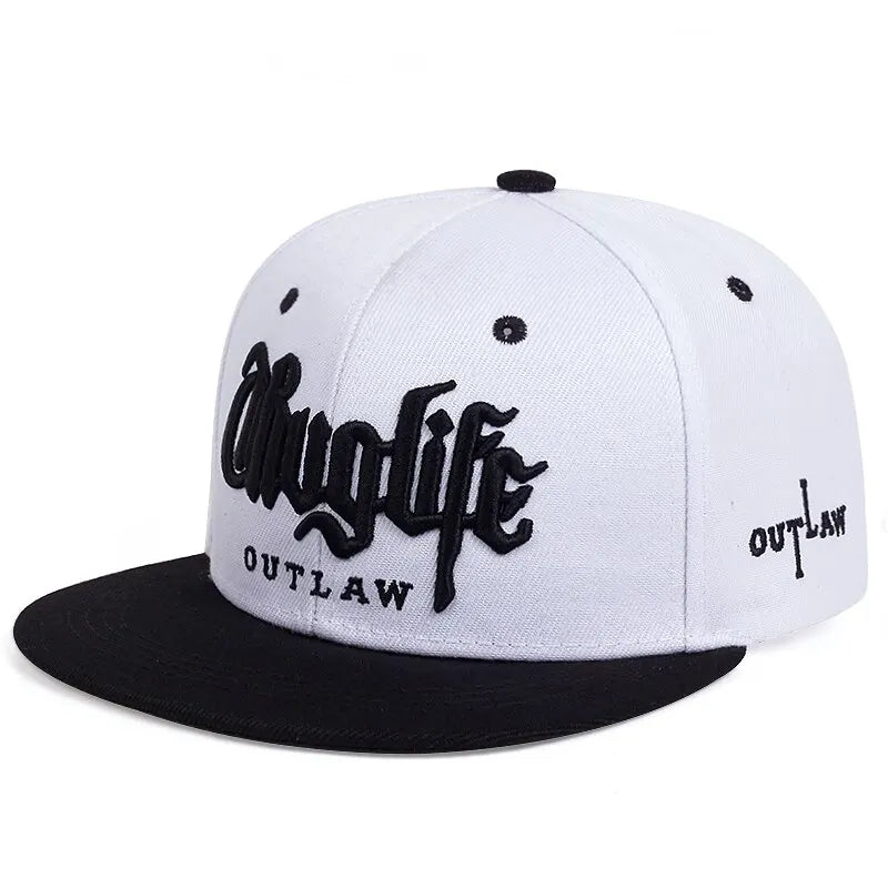 Fashion Fastball CAP ThugLife Embroidery HipHop Baseball Cap Snapback Hat