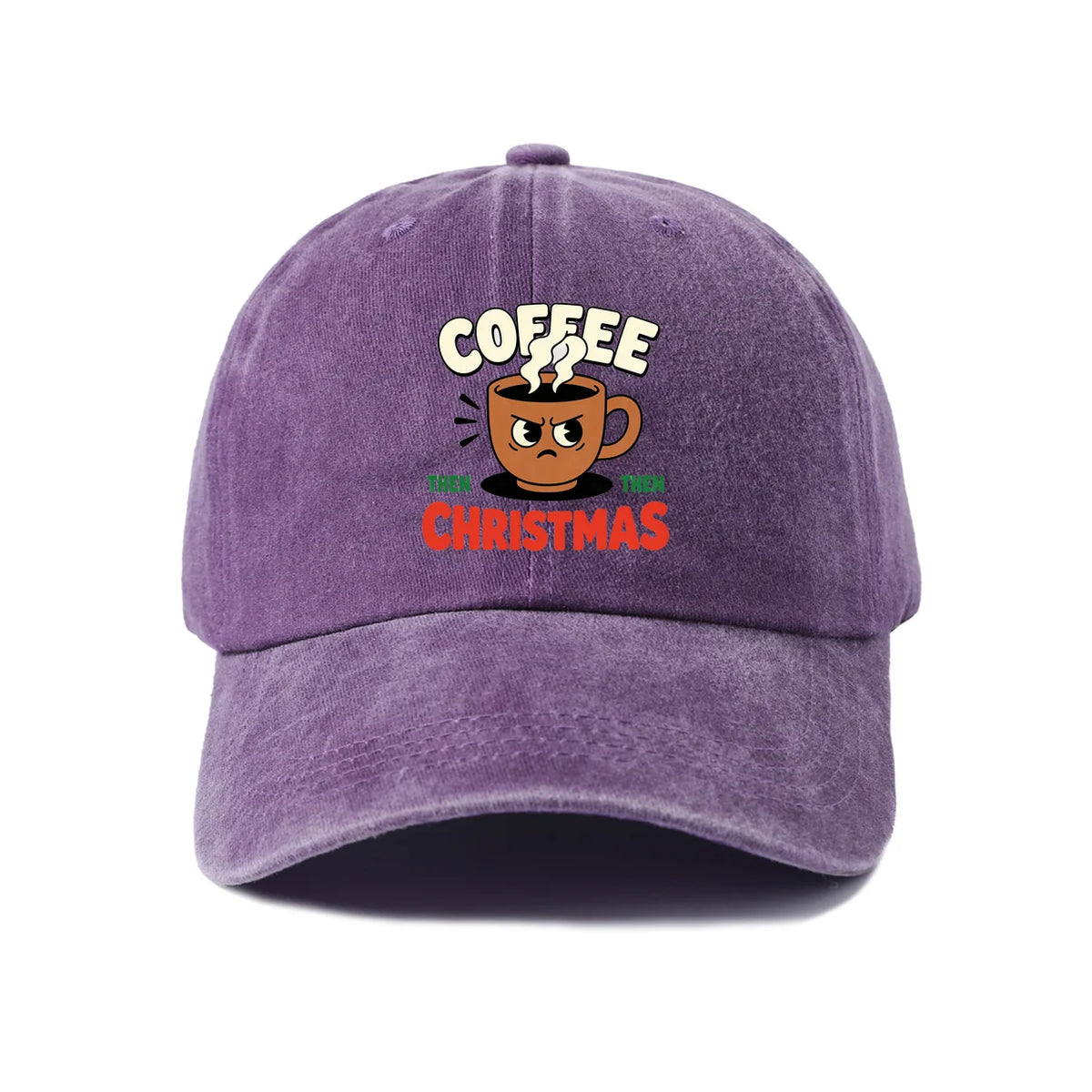 Coffee Then Christmas Baseball Cap