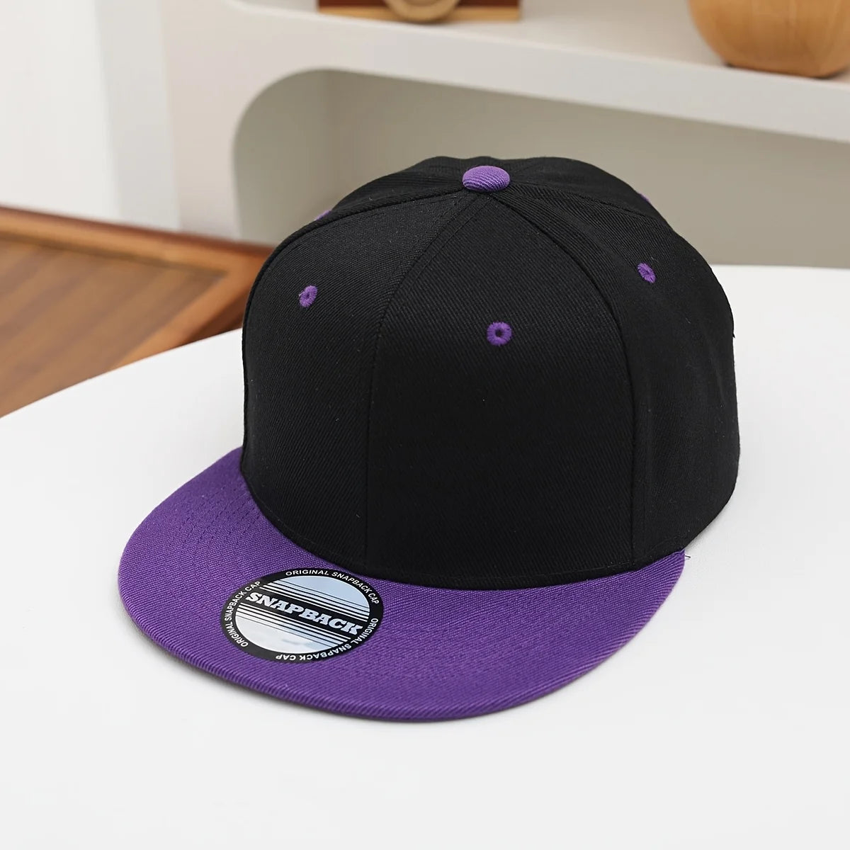 Unisex Flat Brim Snapback Hat For Men Women