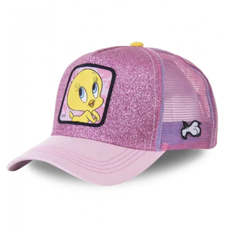 2New High Quality Brand Anime Cartoon Snapback Cotton Baseball Cap Men Women
