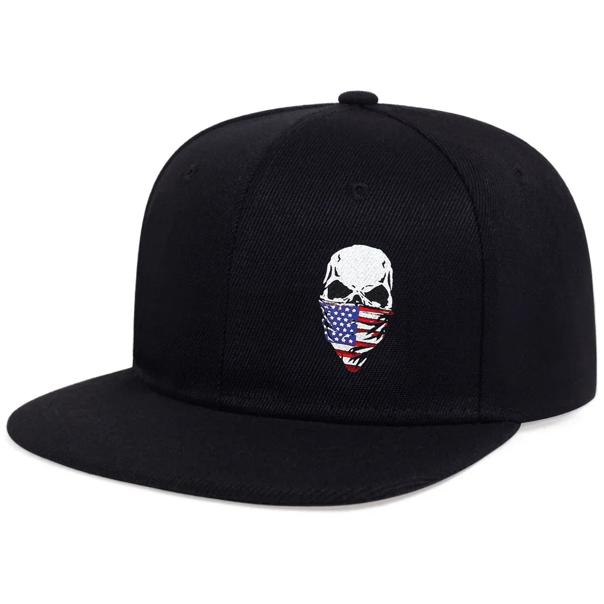 Unisex Ghost Head Skull Printed Hip-hop Hats