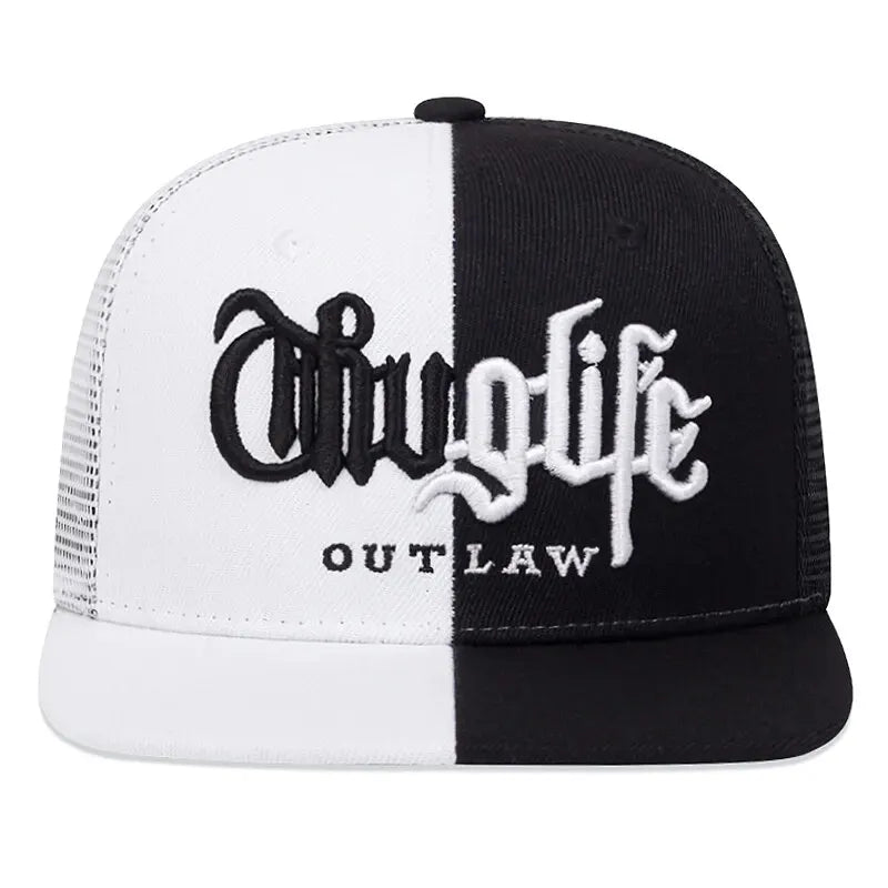 Fashion Fastball CAP ThugLife Embroidery HipHop Baseball Cap Snapback Hat