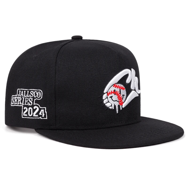 Baseball Hat CH Tennis Embroidery Backstage Hip Hop Hat Daily Leisure Flat Edge Hat