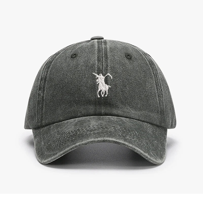 Embroidery Design Grim Reaper Japan Baseball Caps Men Women