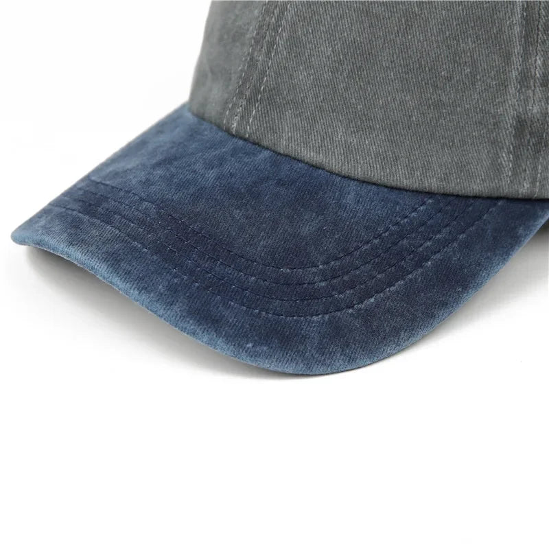 Vintage Washed Baseball Cap For Men