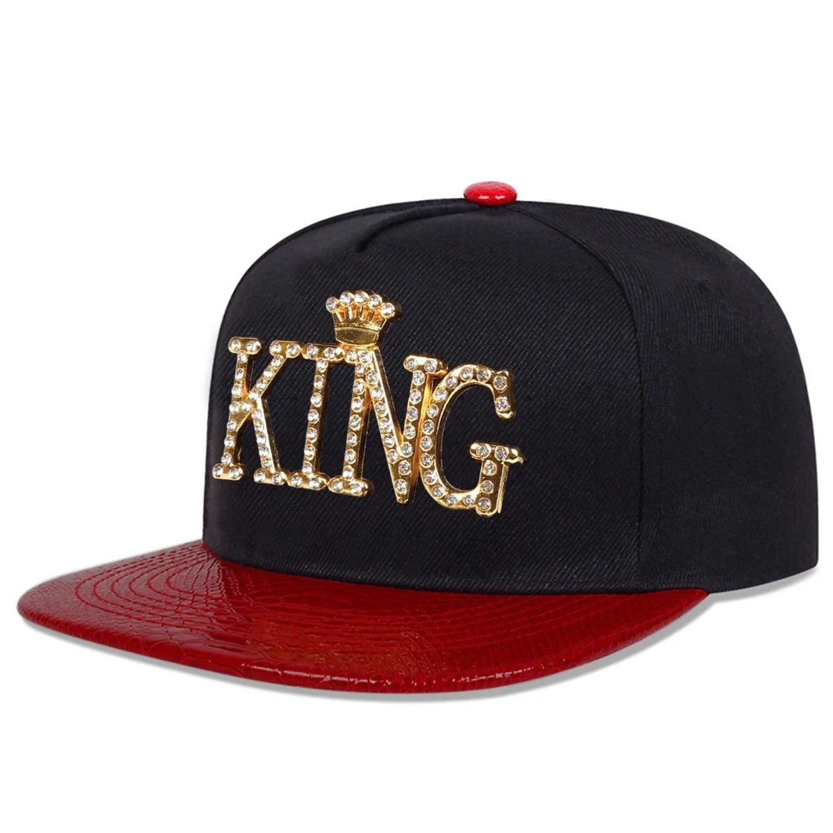 Unisex KING Letter Label Hip-Hop Hats Snapback Caps Baseball Caps Sunscreen Hat