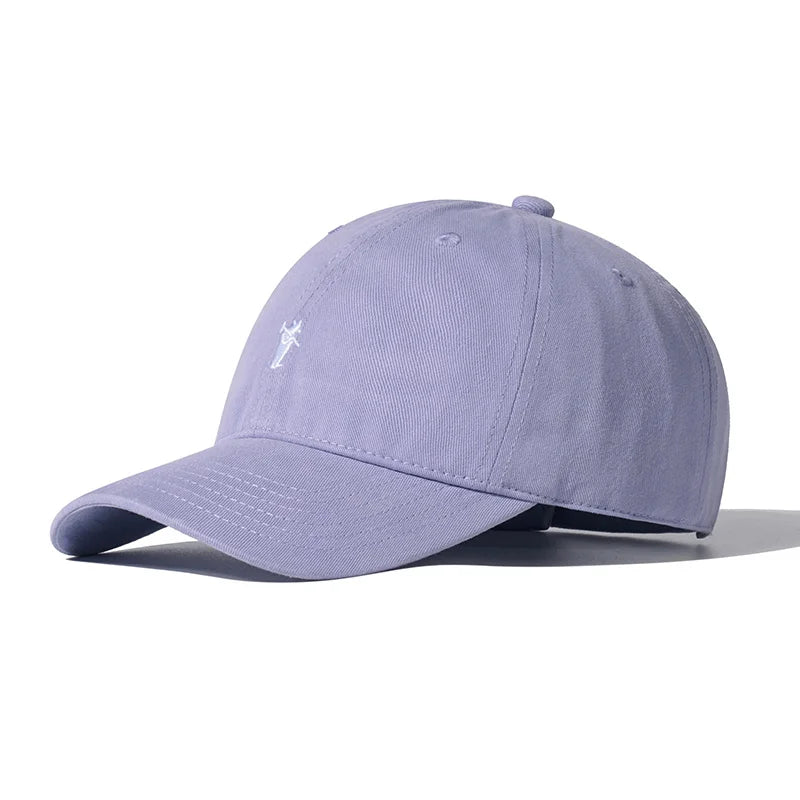 Unisex Summer Baseball Cap Cotton Hats Simple Farmer Embroidery Cap Casual Sunshade Caps