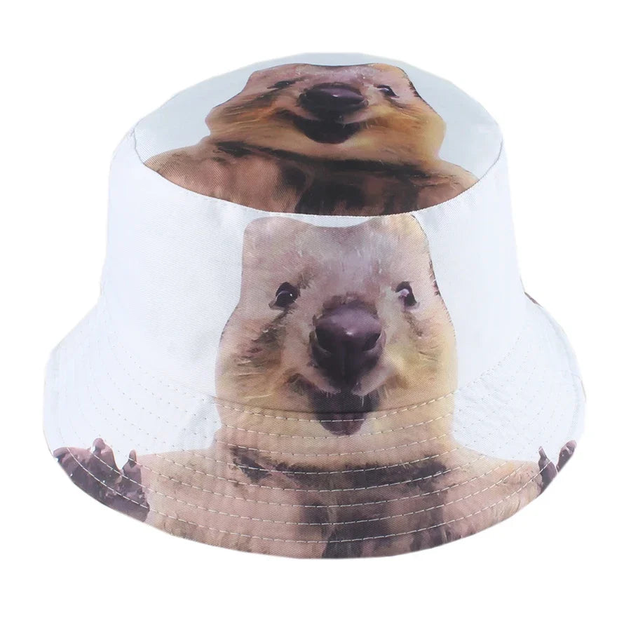 3D Printing Animal Bucket Hat For Women Men