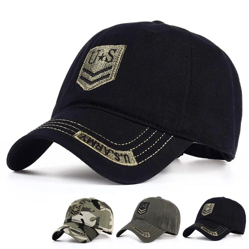Unisex US Letter Embroidery Baseball Caps Sunscreen Hat Sports Cap