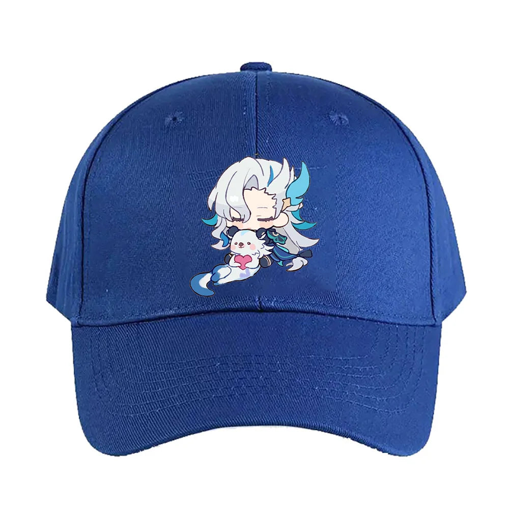 Neuvillette Chibi Otter Baseball Cap