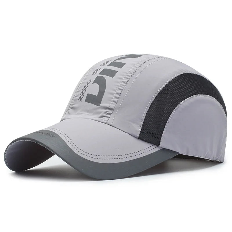Summer Men Baseball Cap Sport Running Quick Drying Hat Man Women