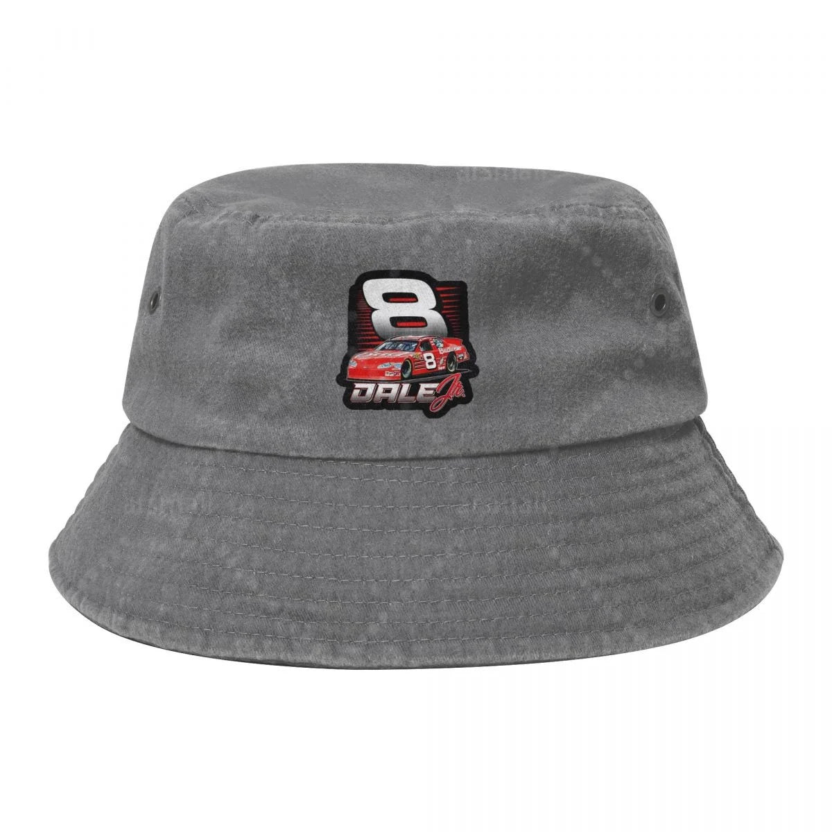 Dale Jr. Big 8 Retro Sticker Unisex Cotton Bucket Hats