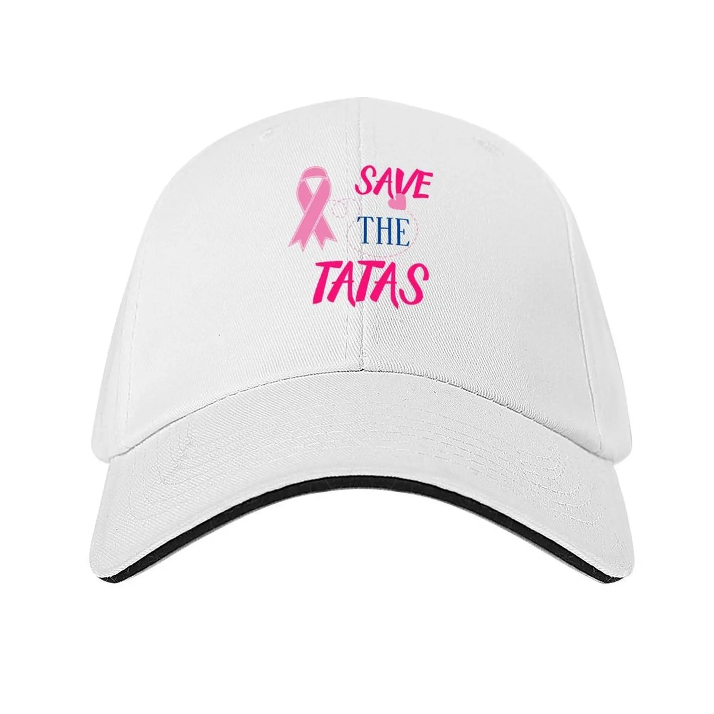 Save The Tatas Shirt Baseball Cap Luxury Men Women
