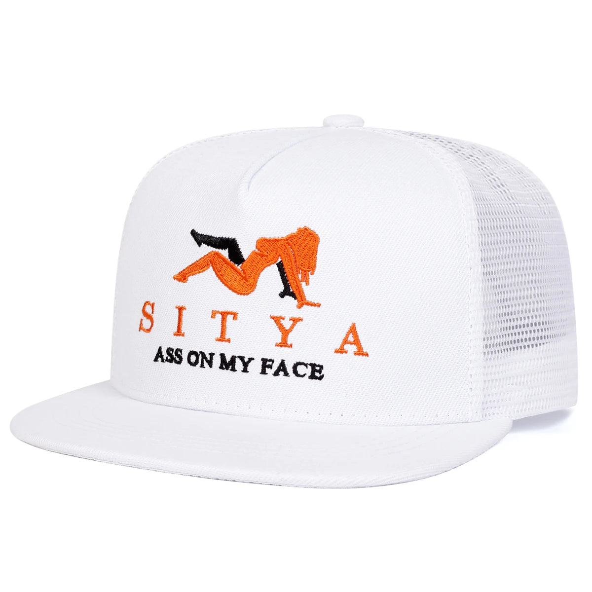Unisex SITYA Letter Embroidery Hip-hop Net Hats Spring And Summer Outdoor Baseball Caps Sunscreen Hat Snapback Caps