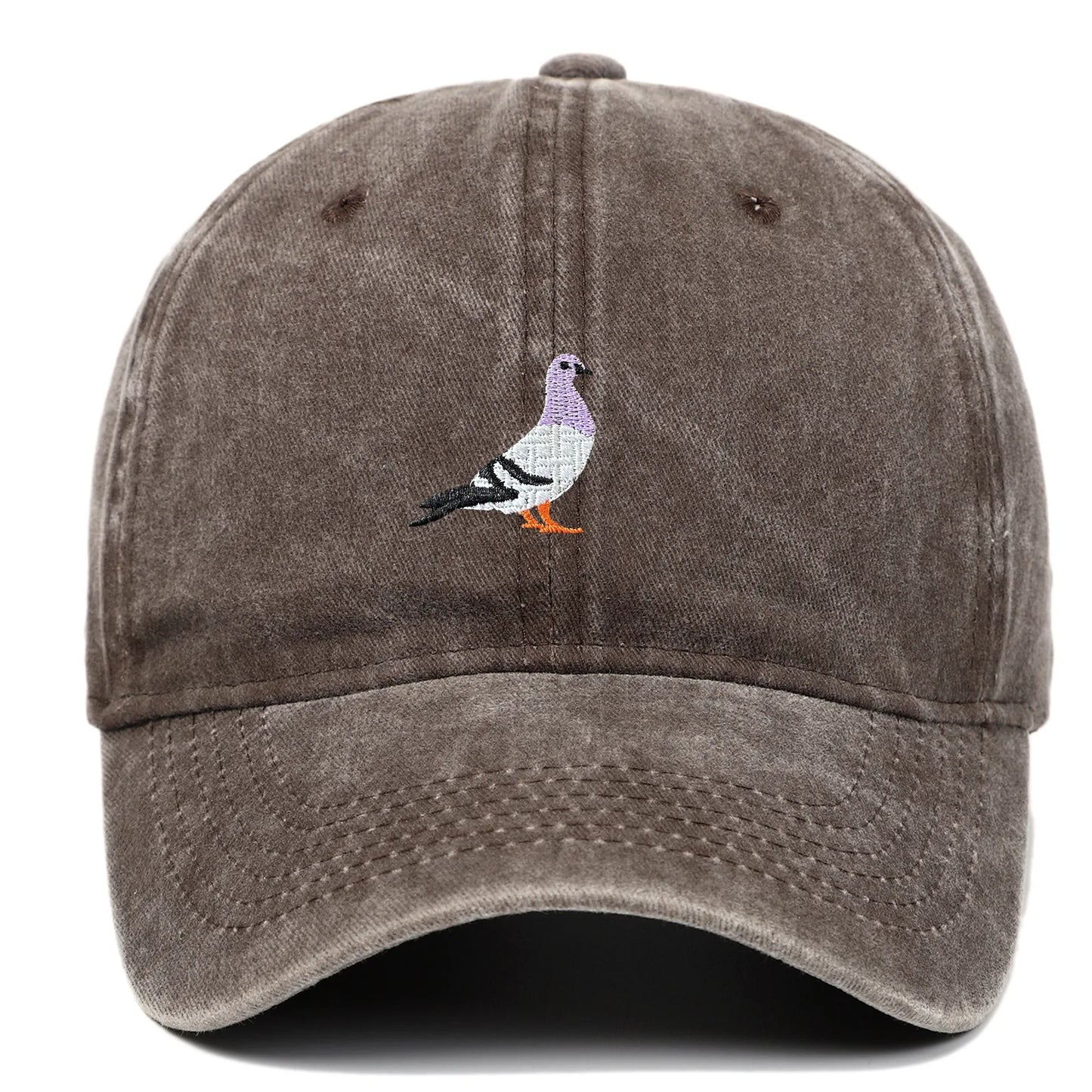 Baseball Cap Suitable For All Seasons, Pigeon Embroidery Pattern, Men's And Women's Daily Casual Fashion
