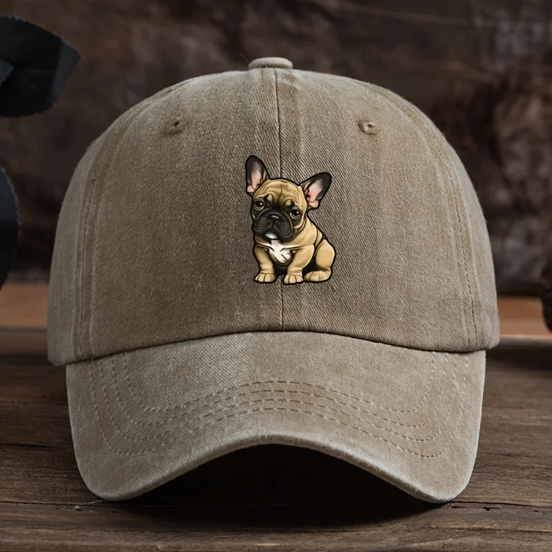French Bulldog Printed Baseball Hat For Men Women
