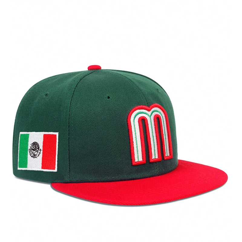 Unisex Simple Letter M Embroidery Hip-hop Hats Snapback Caps Baseball Caps