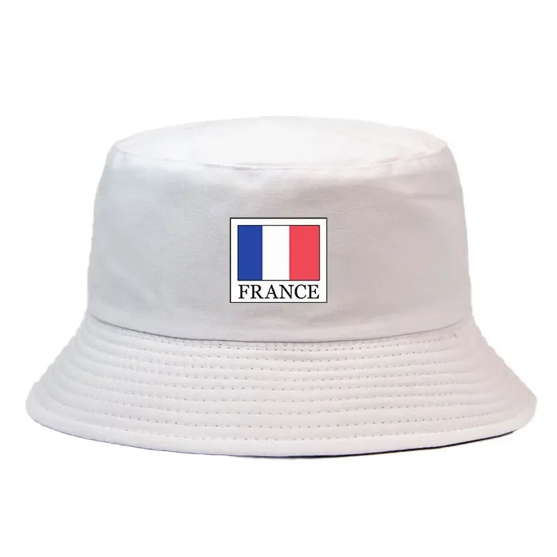 Unisex Reversible Bucket Hat Woman Man France Flag