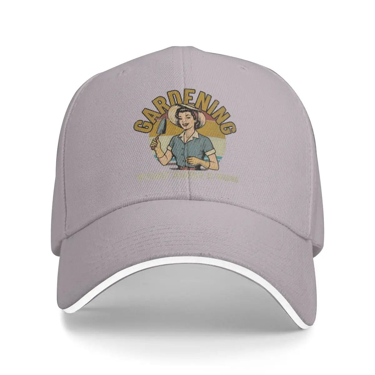 Gardening Because Murder Is Wrong Baseball Cap