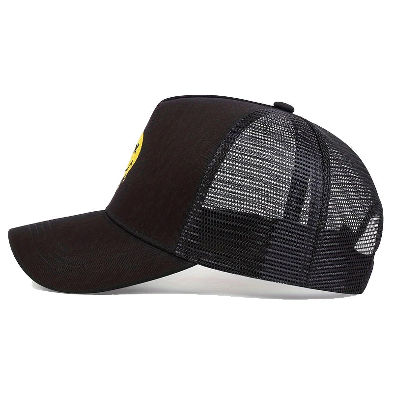Unisex XX Smiling Face Print Baseball Net Caps