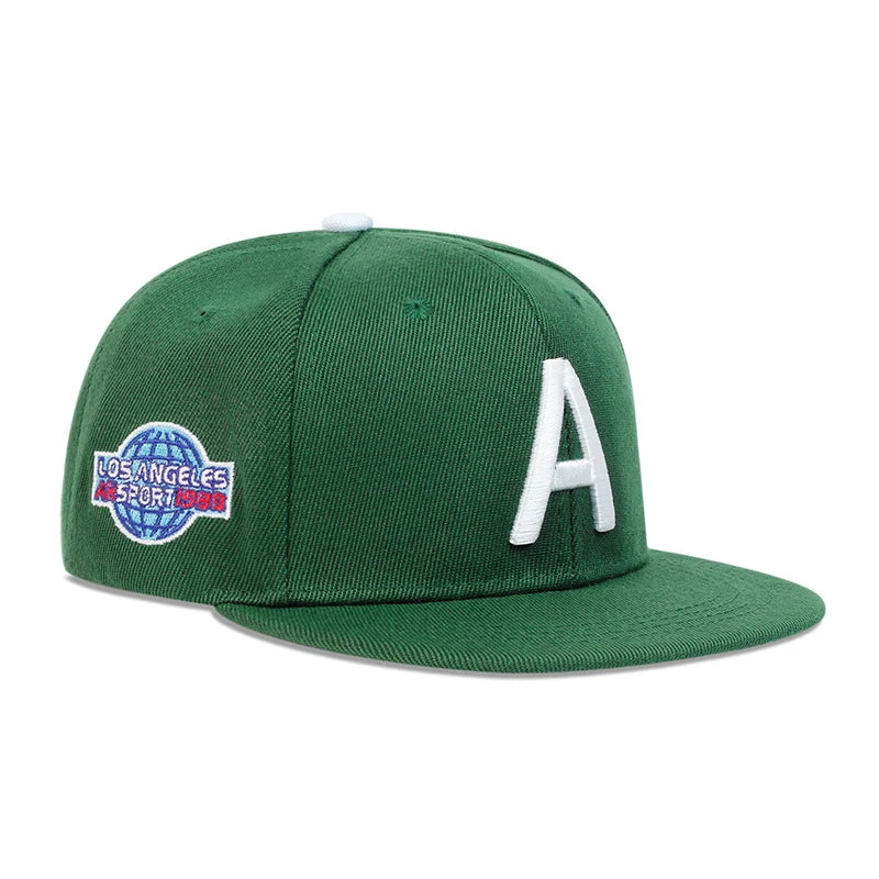 Children A Letter Earth Embroidery Baseball Caps Hip hop Hats
