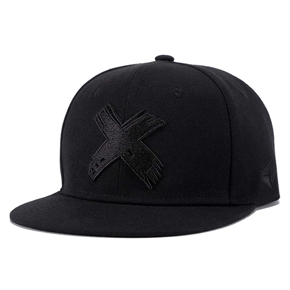 Unisex X Letter Embroidery Hip-hop Hats Snapback Caps