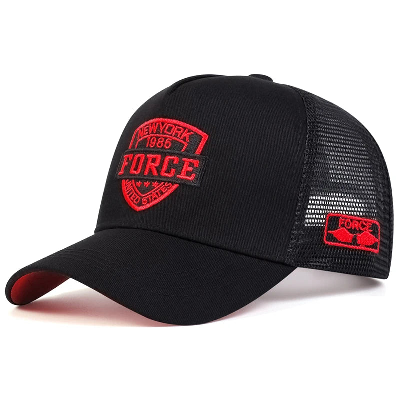 Fashion Letter Baseball Cap Women Men Breathable