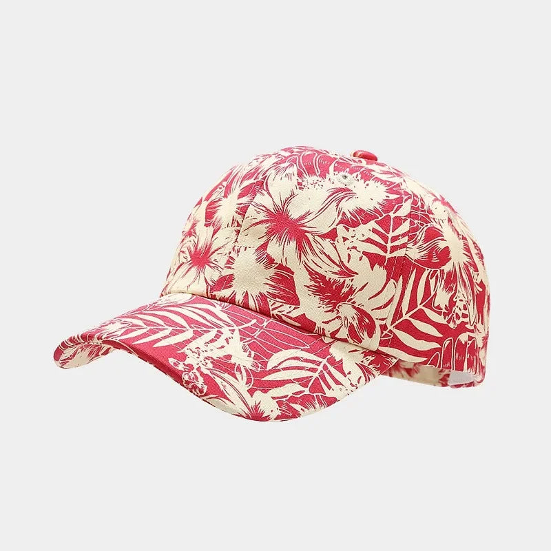 Four Seasons Cotton Print Casquette Baseball Cap