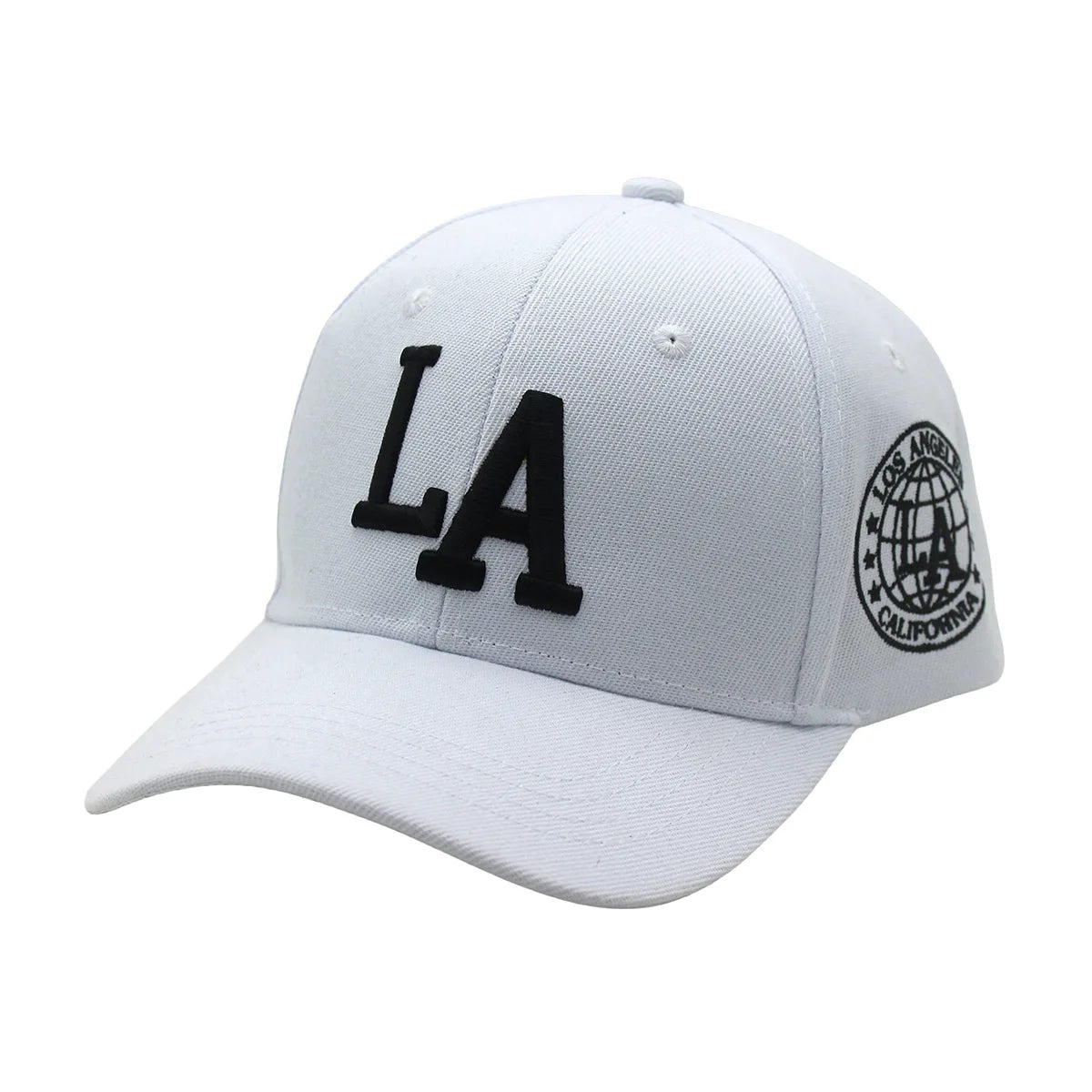 Unisex LA Letter Embroidery Baseball Caps For Men Women
