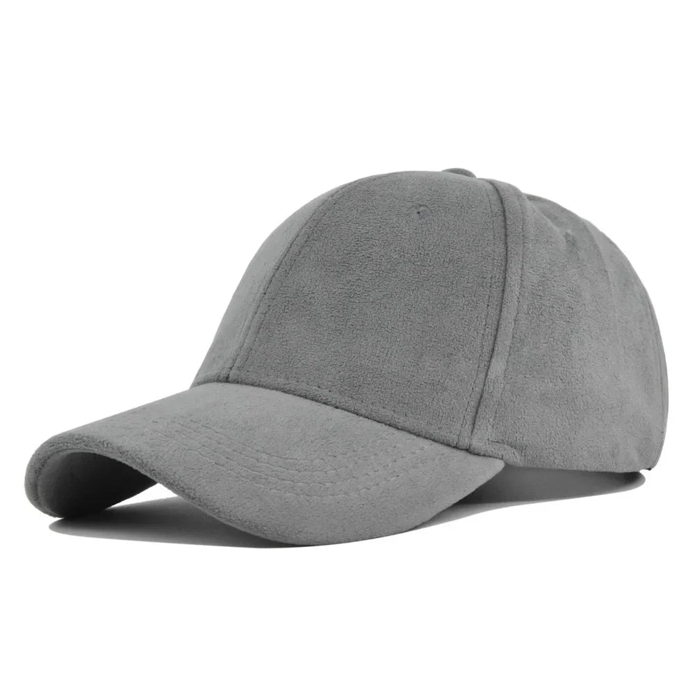 Fashion False Suede Baseball Caps