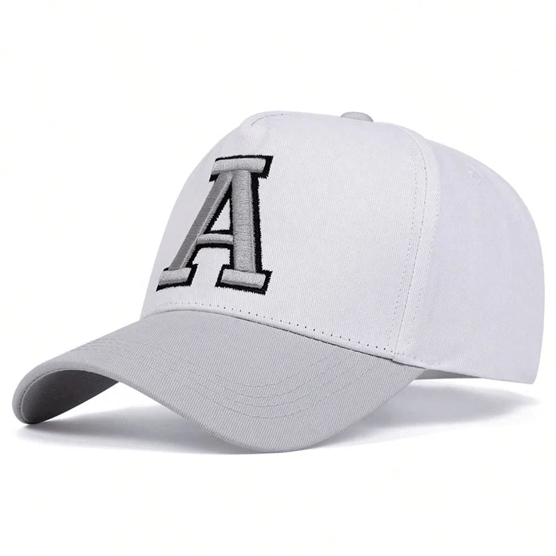 Unisex Stereoscopic A Letter Embroidery Baseball Caps Sunscreen Hat